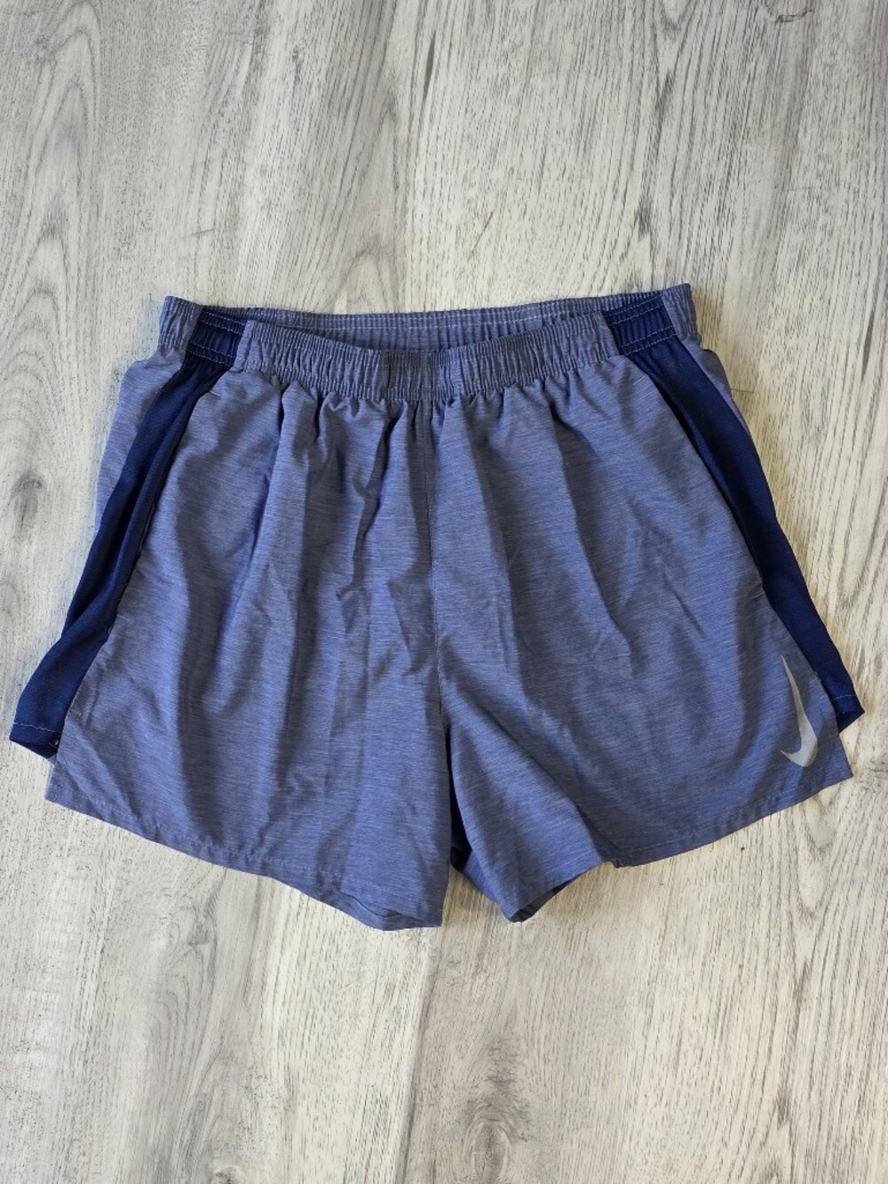 Nike Dri-FIT Women’s Blue Gray Running Shorts Medium